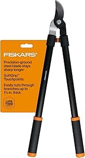 Fiskars 28" Loppers for Tree Trimming, Heavy Duty, Rust-Resistant Sharp Bypass Steel Blade Loppers, Branch Cutter up to 1.5" Diameter Cut C...